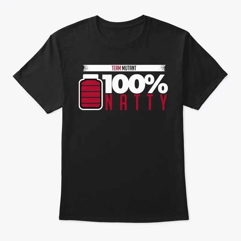 TSHIRT NOIR - 100% NATTY